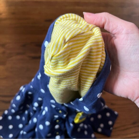 🍭6/$30 Carter’s polka dot button up floral spring / fall jacket - baby girl 9 m - Picture 4 of 4